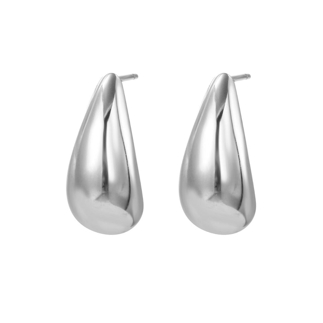 PENDIENTES ACERO GOTA