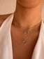 COLGANTE ARKANIS CALCEDONIA - Plata de Ley 925
