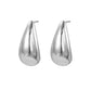 PENDIENTES ACERO GOTA